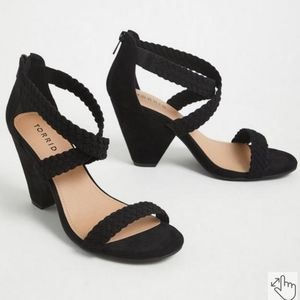 Torrid Strappy Braided Cone Heel
